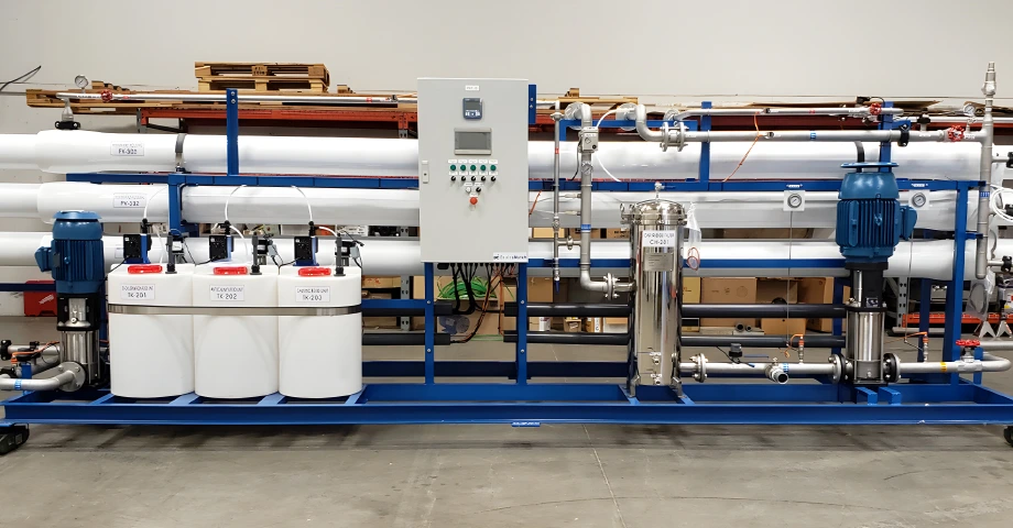 Double Pass Reverse Osmosis System 500 m3/day Saudi Arabia