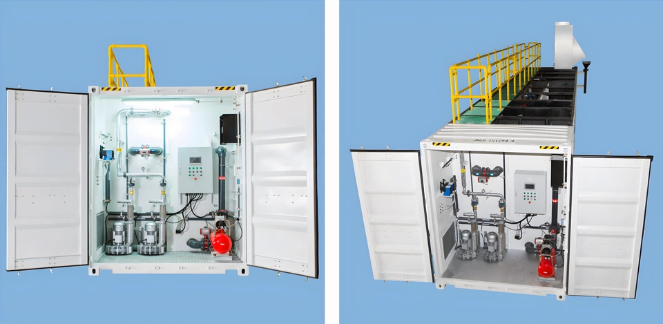 Bioshaft Containerized System T-MBBR Series 200 m3/day