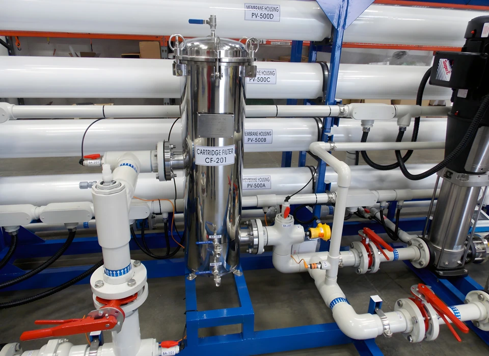 Brackish Water Reverse Osmosis System 200 GPM California USA