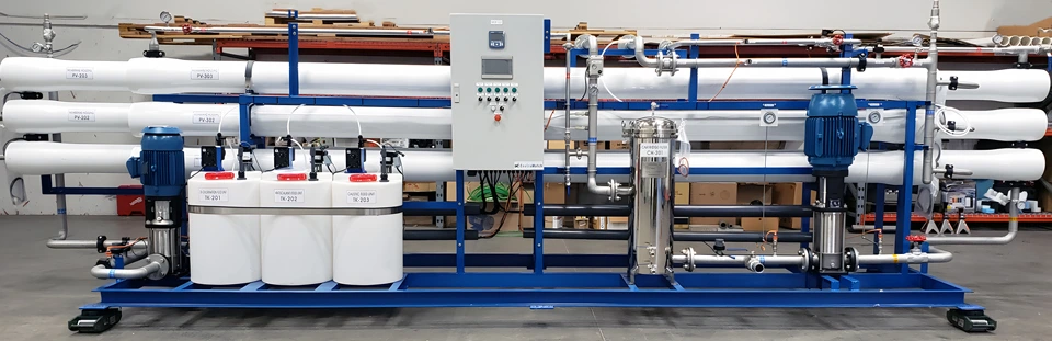 Double Pass Reverse Osmosis System 500 m3/day Saudi Arabia