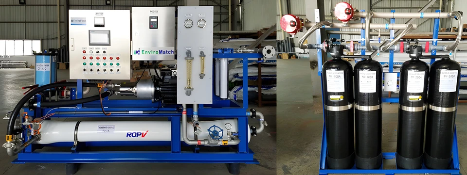 Marine Sea Water RO System 34 m3/day Philippines