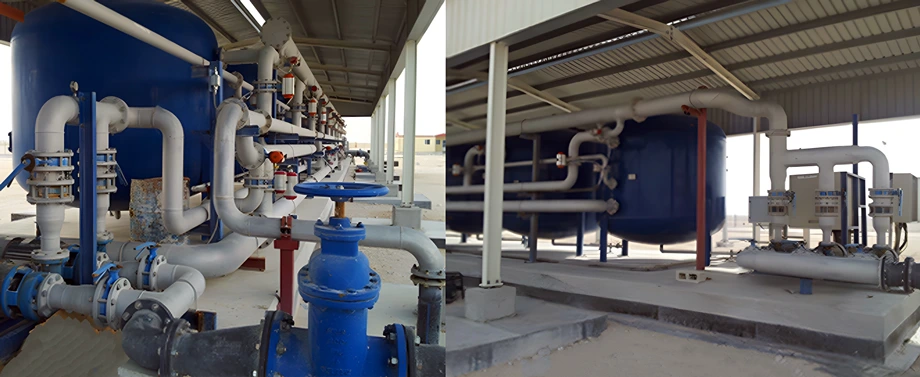 Tertiary sand filters in Qatar