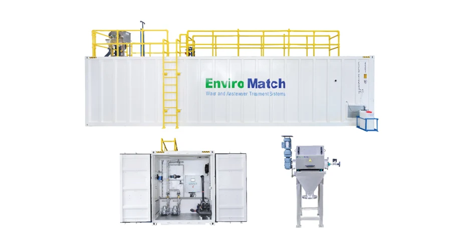 Containerized 96–104 m³day BioMatch T‑MBBR Wastewater Treatment System for Aramco in Jeddah, Saudi Arabia